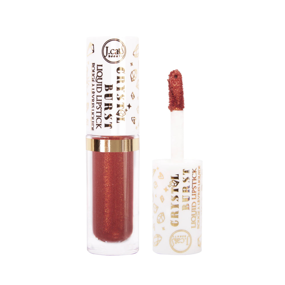 J Cat Crystal Burst Liquid Lipstick - Metallic Berry (CBL105)